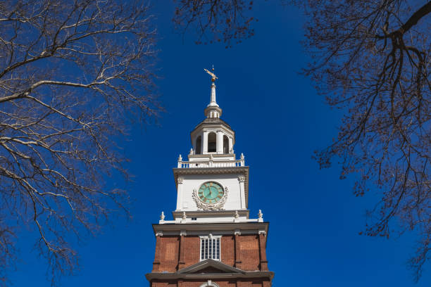 istock Independence Hall clock tower in Philadelphia, PA 967508776