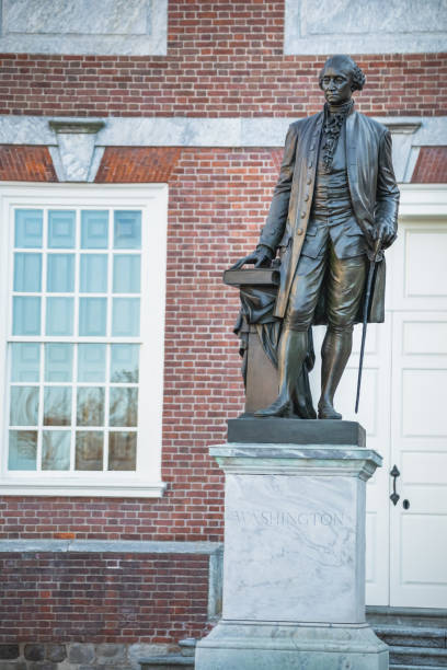 istock George Washington in front of Independence Hall 967508824