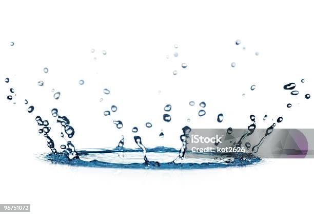 Splashes Stock Photo - Download Image Now - Abstract, Blue, Bright