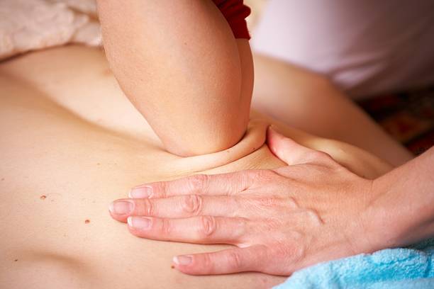 thai massage stock photo
