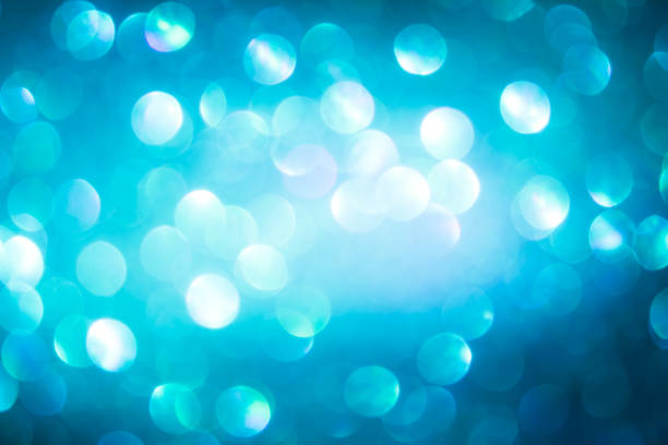 istock blue blur abstract background. bokeh Christmas blurred beautiful shiny Christmas lights. 967530468