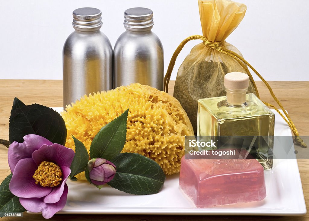 Spa produtos. - Royalty-free Aftershave Foto de stock