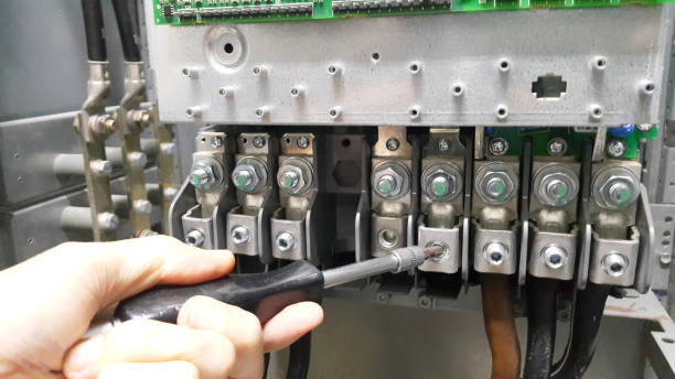 istock electrical part and accessories in the  control cabinet , control and power distributor,lockout ,tagout 967547964