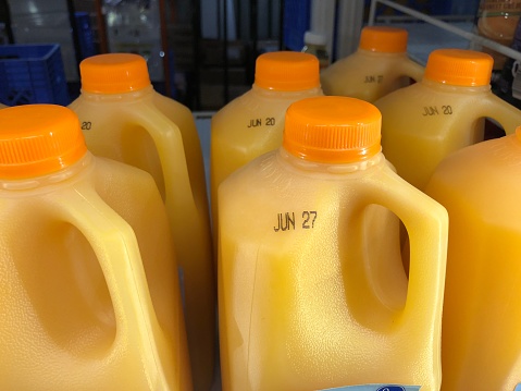 Orange juice due date