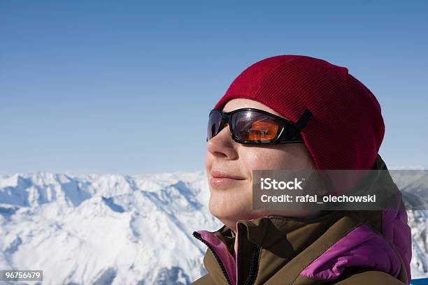 Woman Enjoy Sun In Winter Stock Photo - Download Image Now - Adult, Adults Only, Beautiful People