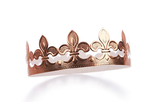 couronne dorée (xxxl - princess queen nobility glamour photos et images de collection