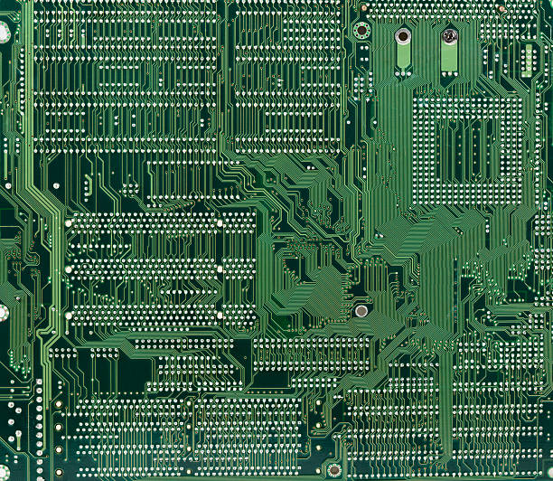 istock Technological industrial abstract background in green color 96757320
