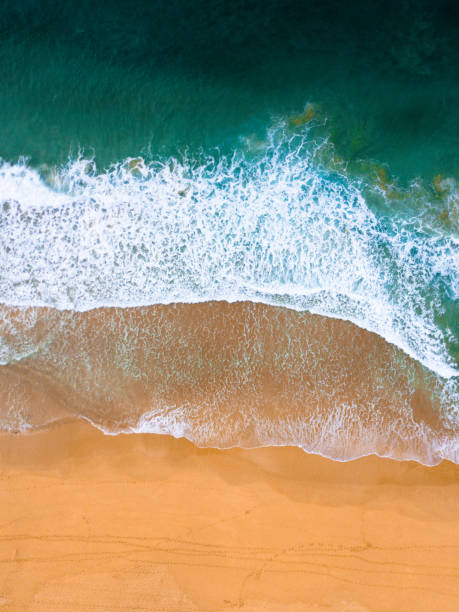 istock sea waves aerial view in australia 967575124