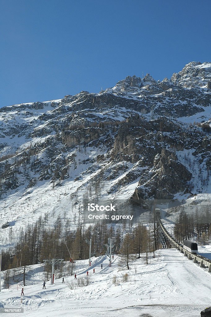 Standseilbahn - Lizenzfrei La Plagne Stock-Foto