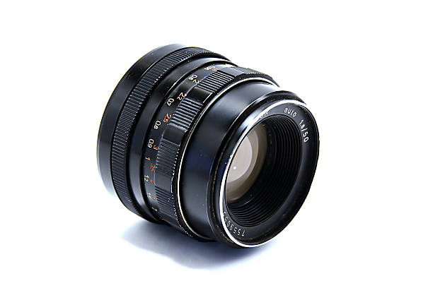 istock photo lens isolated on white 96757697