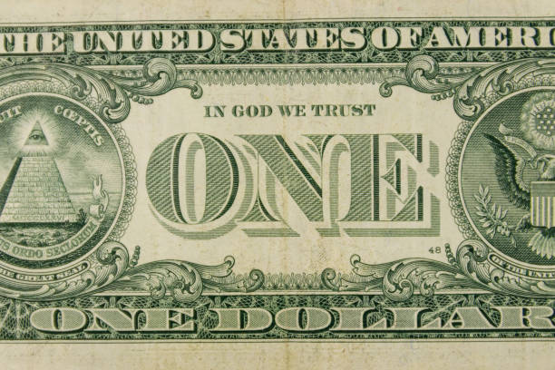 istock Macro shot of one dollar banknote 967578078