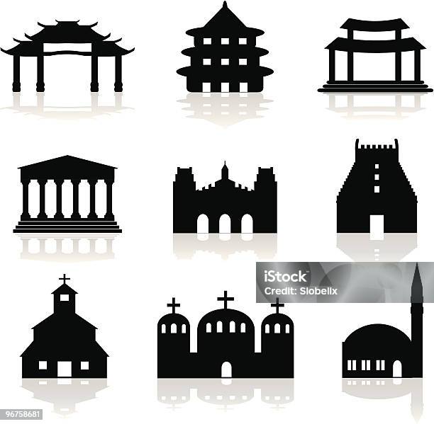 Vetores de Santuários Religiosos Igrejas E Mesquita Ilustração e mais imagens de Cultura Grega
