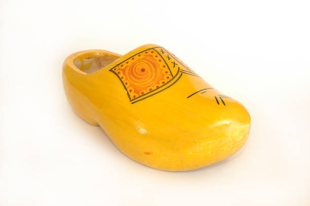istock Yellow Wooden Clog 96763313