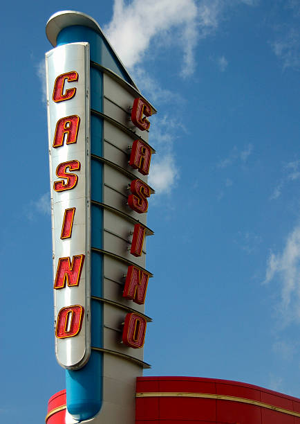 istock An old style casino sign on the strip  96763644