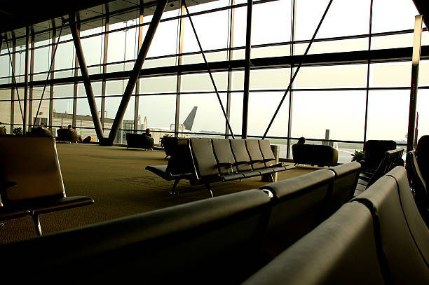 Airport Departure Terminal stock photo