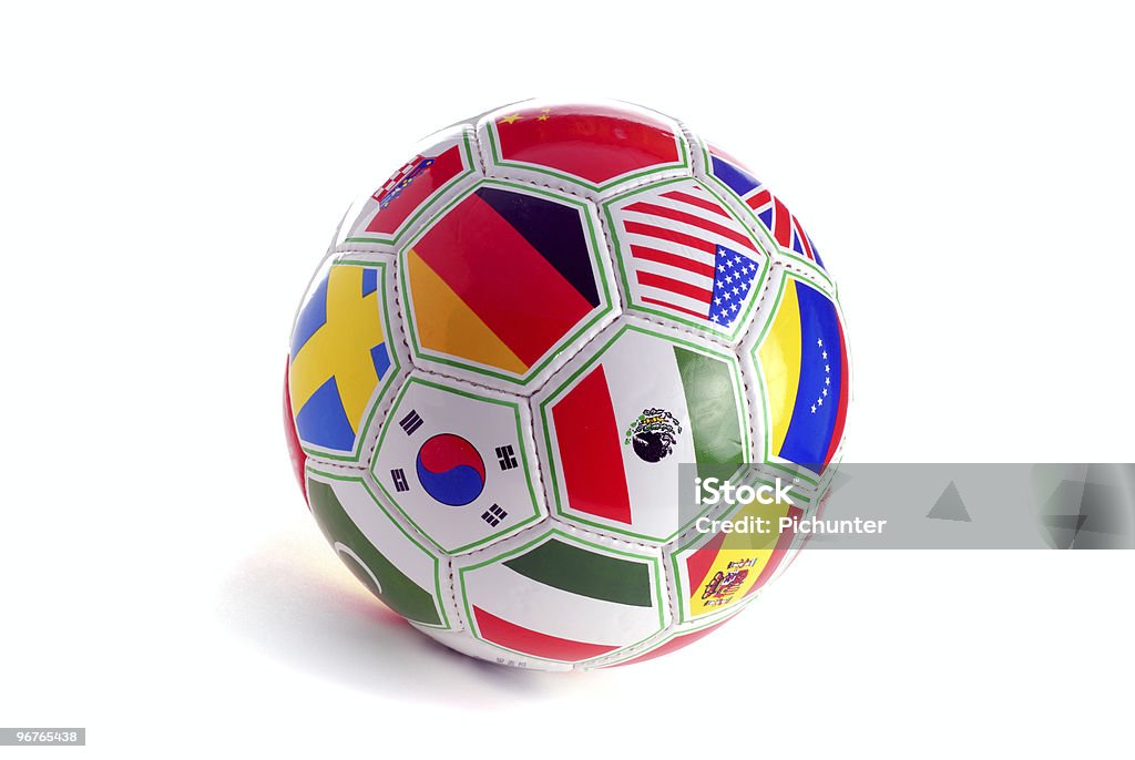 Bola de Futebol - Royalty-free Bandeira Foto de stock