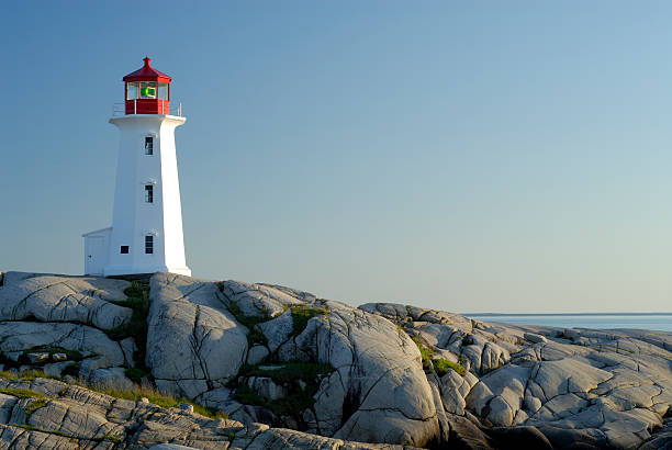 Peggy's Cove Lighthouse stock photo