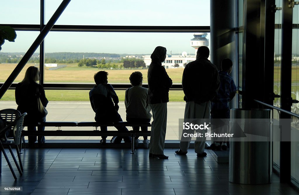 Terminal de aeroporto - Royalty-free Adulto Foto de stock