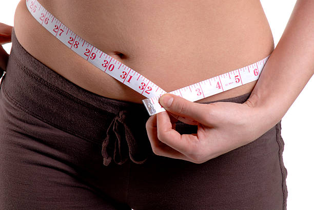 Waist Measurement stock photo