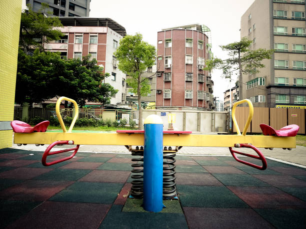 istock amusement equipments in the park. In Asia. 967674582