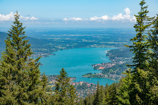 Lake tegernsee - view from above