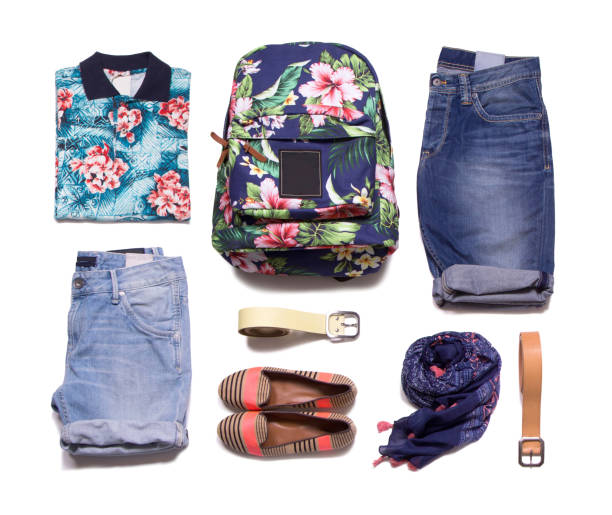 istock Collection of colorful clothes 967690748