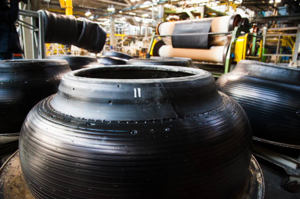 istock Manufacture of tires 967691914
