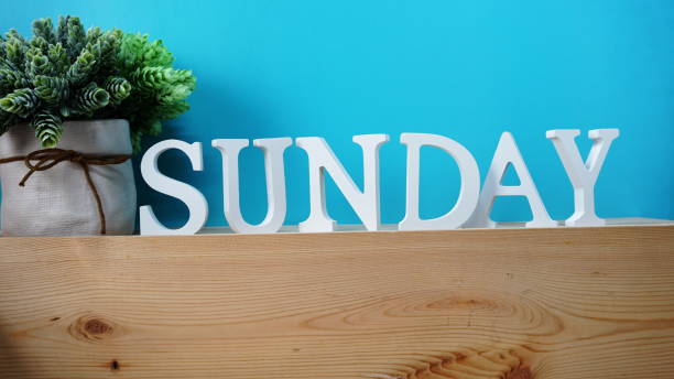 istock sunday alphabet letter with space background 967693030