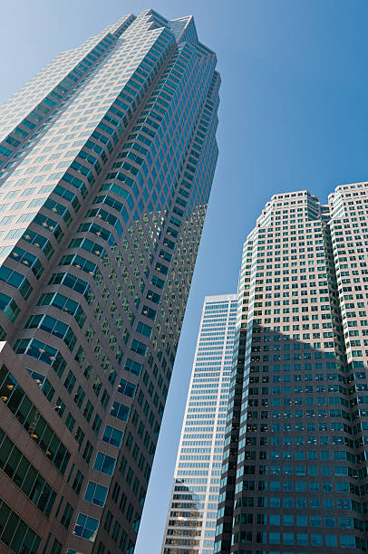 istock Modern skyscrapers against the blue sky 96769309