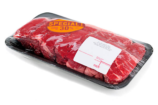 Supermarket Meat stock photo