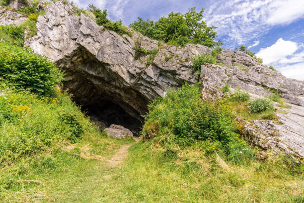 istock Rock Cave mountain sky entrance 967700732