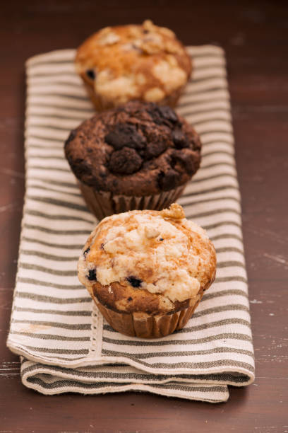 istock Fresh different homemade muffins on the table 967708036