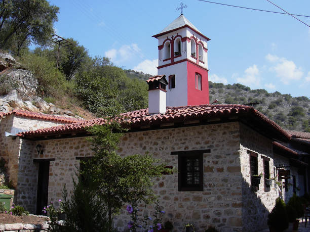 istock Old Byzantine church at Kastoria Macedonia Greece 967708708