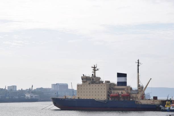 istock Cruise ship at Vladivostok port 967708996