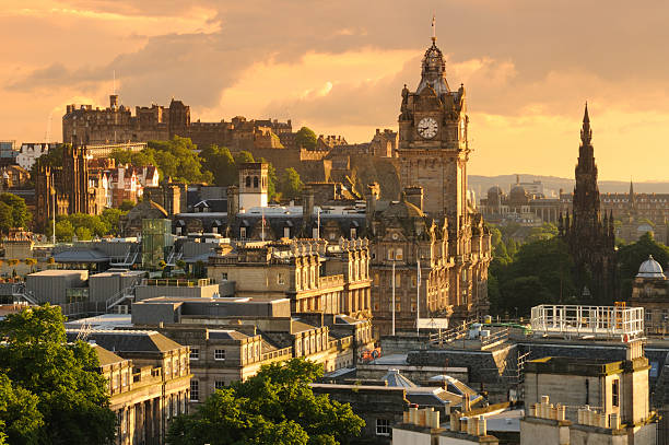 Edinburgh Cityscape stock photo