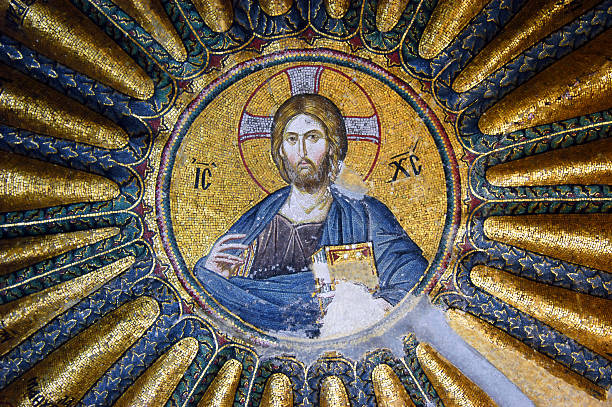 istock Mosaic of Jesus Christ 96772127