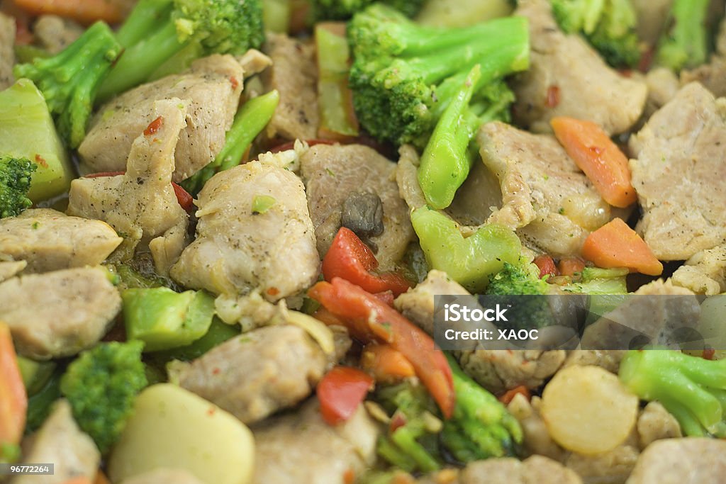 Stir fry - Foto de stock de Alimento libre de derechos