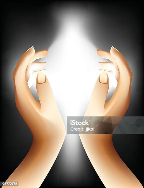 Hands Stock Illustration - Download Image Now - Giving, Gratitude, Applauding