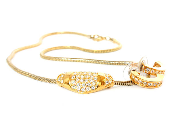 istock golden necklace and earrings 96772871