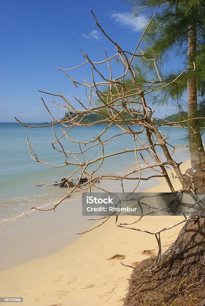 Leere tropischen Strand - Lizenzfrei Asien Stock-Foto