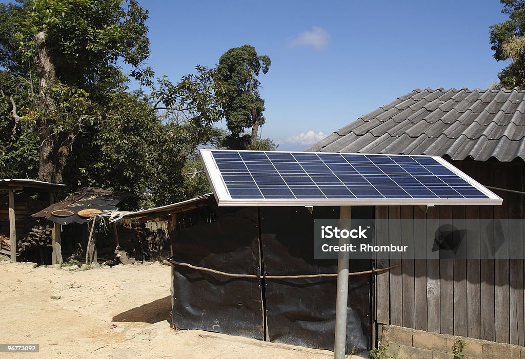 Solar Energy - Lizenzfrei Dorf Stock-Foto