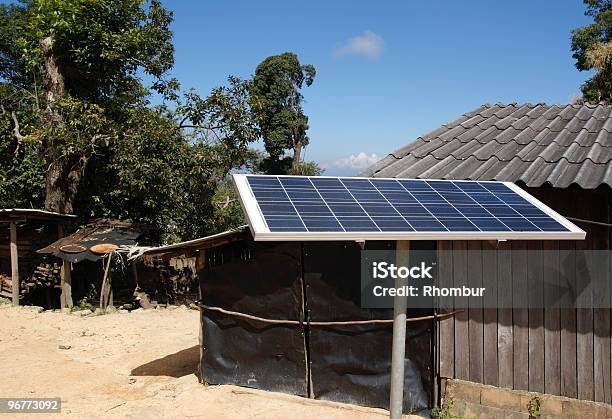 Solar Energy Stockfoto und mehr Bilder von Dorf - Dorf, Sonnenkollektor, Isoliert