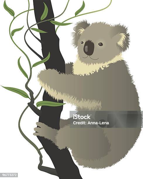 Koala Stock Illustration - Download Image Now - Animal, Animal Wildlife, Australian Culture