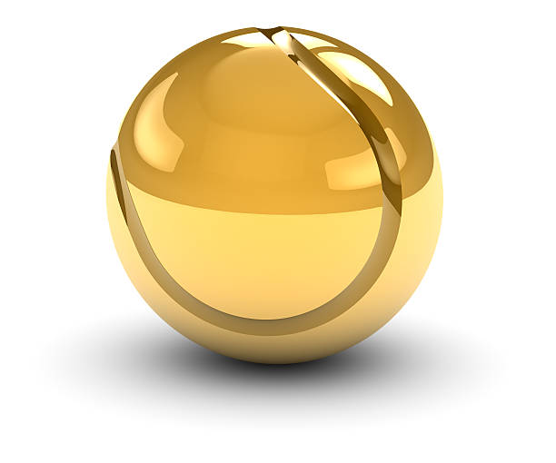istock Golden Tennis Ball 96774595