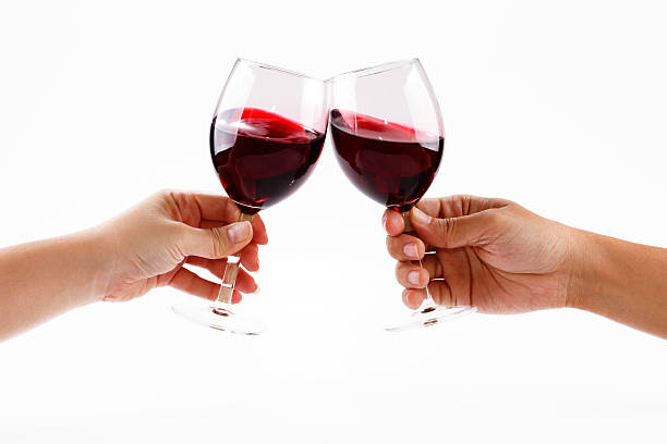 toasting - wine cheers bildbanksfoton och bilder