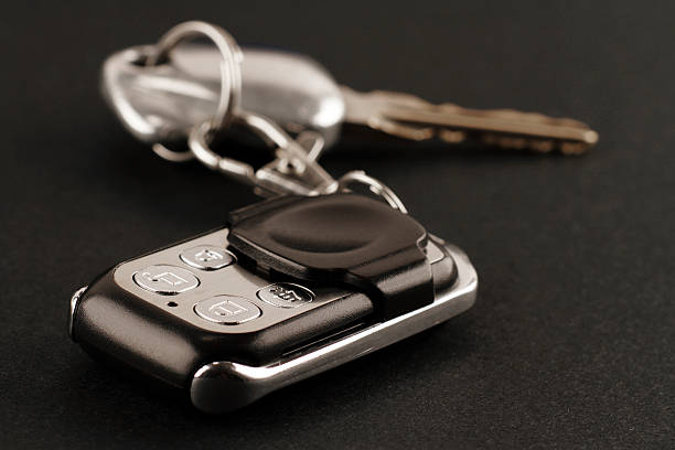 Car keys stock photo