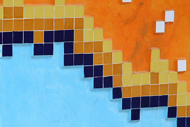 Mexican Tilework stock photo