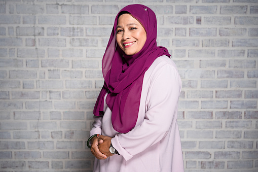 Mature Muslim Malaysian Woman in Kuala Lumpur, Malaysia.