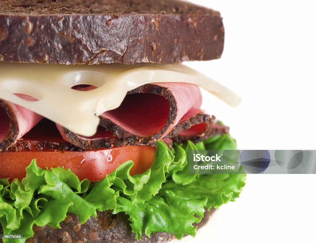 Pastrami & Swiss Sandwich  Sandwich Stock Photo