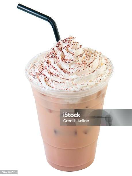 Drink Stockfoto und mehr Bilder von Eiskaffee - Eiskaffee, Freisteller – Neutraler Hintergrund, Weißer Hintergrund